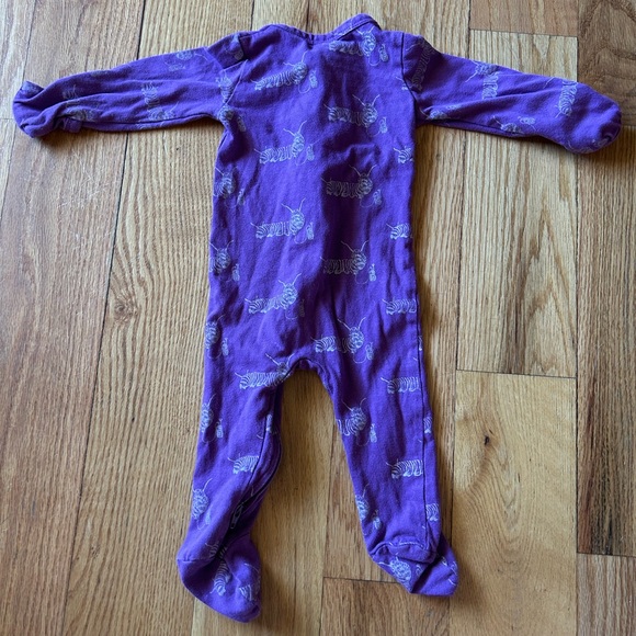 Kate Quinn Alice in Wonderland Purple Footie - Picture 3 of 5